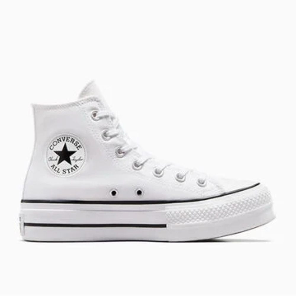Converse White High-Top Sneakers